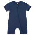 The Shortie - Bamboo Sleep + Play Romper - Captain