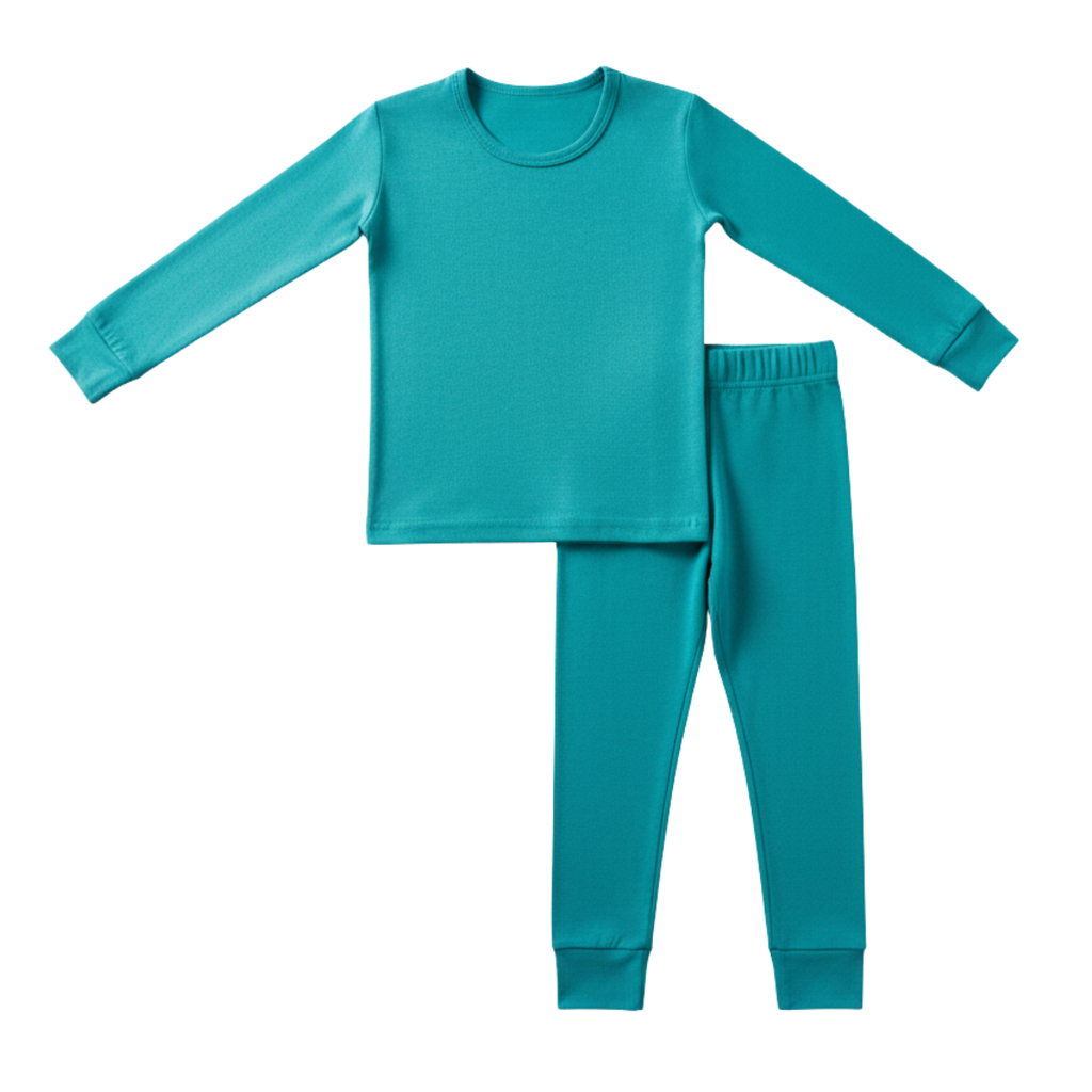 Long Sleeve/Pant Bamboo Sleep + Play Set - Rain