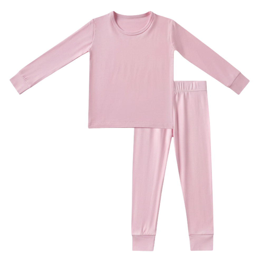 Long Sleeve/Pant Bamboo Sleep + Play Set - Petal