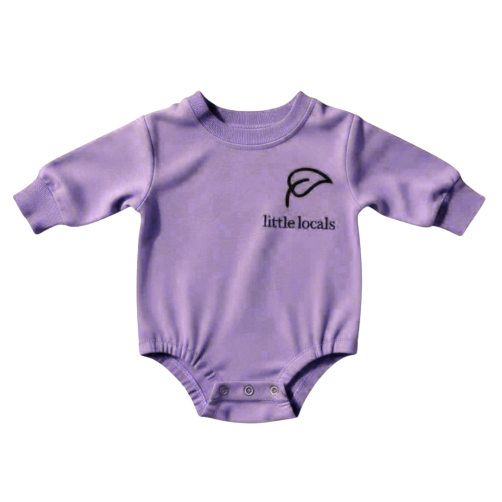 Bubble Romper - Lavendar