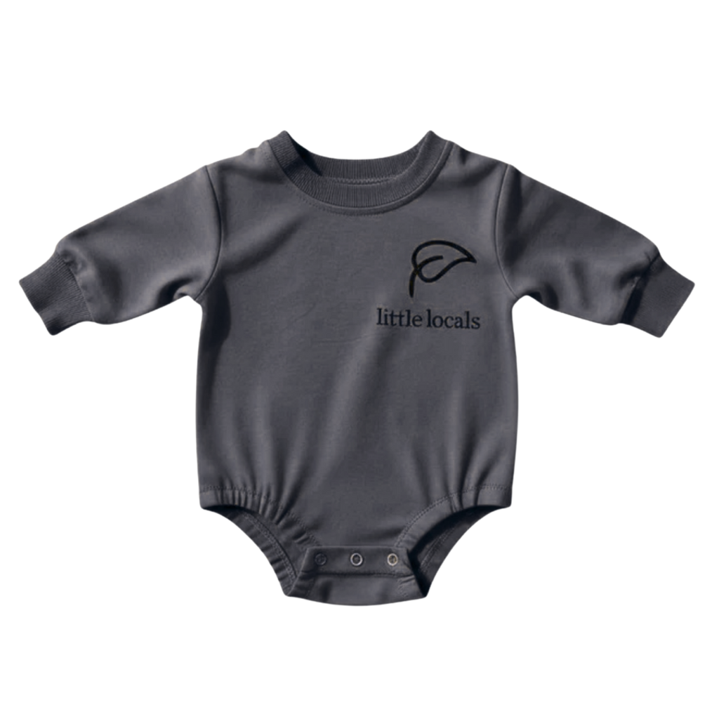 Bubble Romper - Charcoal