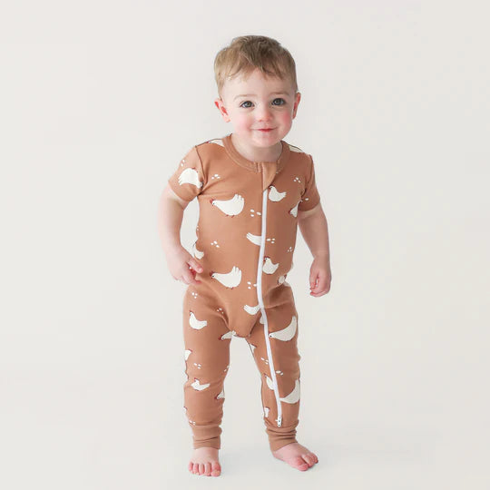 🐣 Chickens - Parade Organics - Short Sleeve Romper