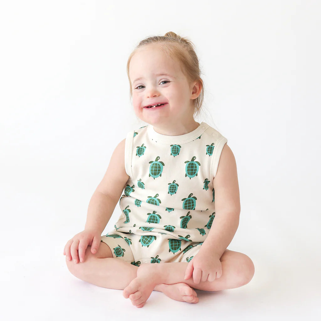 🐢 Turtles - Parade Organics - Organic Tank Romper