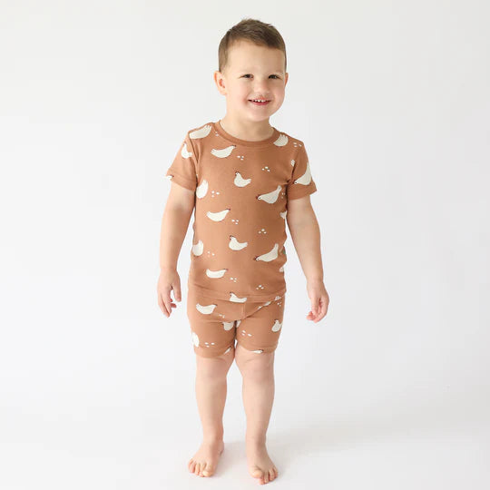 🐣 Chickens - Parade Organics - "My Jammies" Organic Kids Pajamas- Short