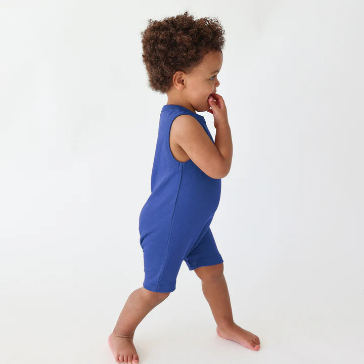 💙 True Blue - Parade Organics - Organic Tank Romper