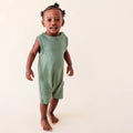 💚 Camper Green - Parade Organics - Organic Tank Romper