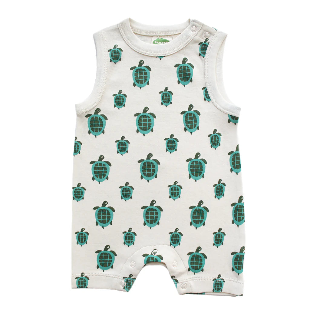 🐢 Turtles - Parade Organics - Organic Tank Romper