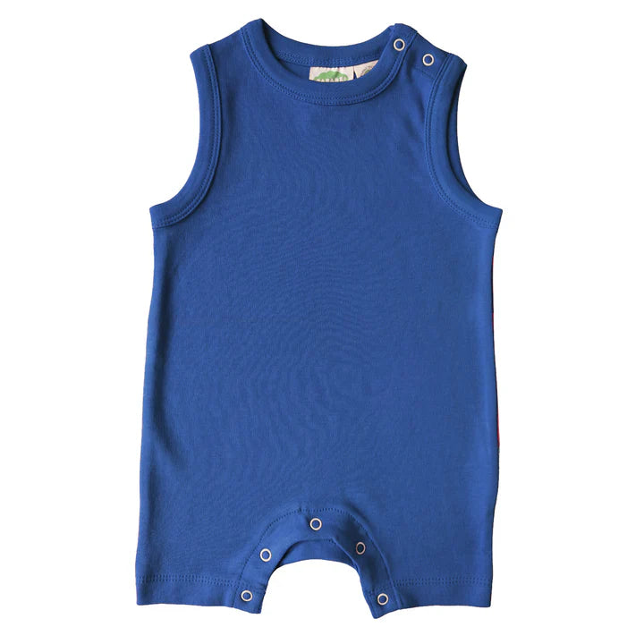 💙 True Blue - Parade Organics - Organic Tank Romper