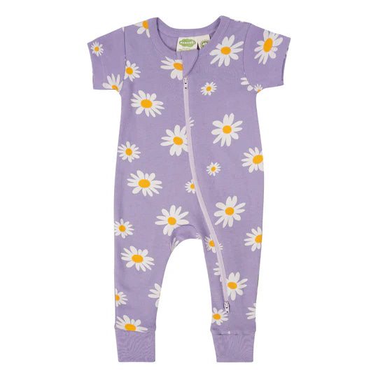 Big Daisies - Parade Organics - Short Sleeve Romper