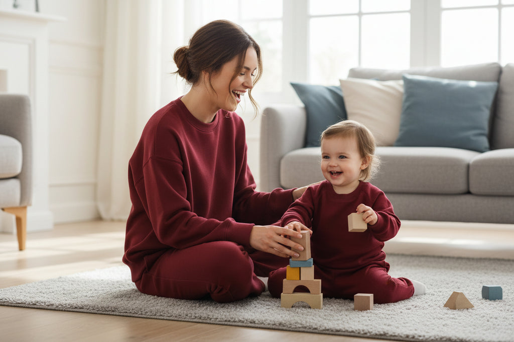 Little Sweat Suit - Merlot