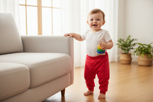 Bamboo Joggers - Cherry