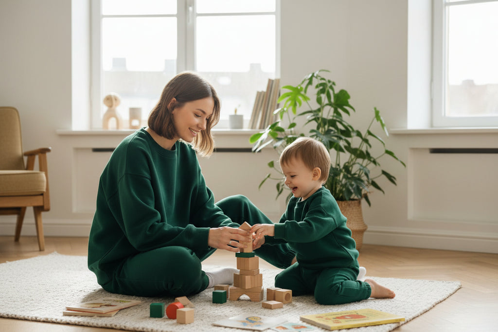 Full Sized Locals Sweat Suit - Forest